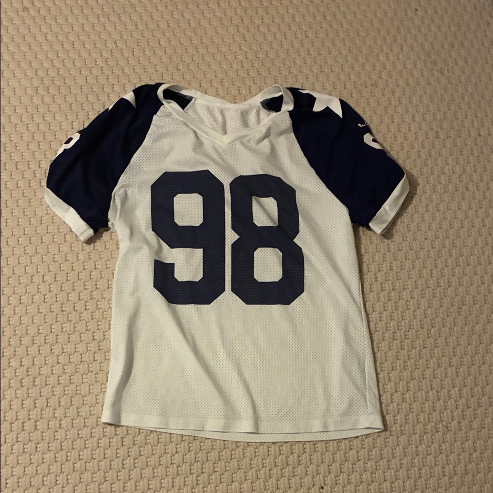 Kids Blue and White Sports Jersey